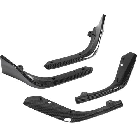2x Pare-Chocs Avant Lèvre ABS Sportif Kit Protection Angle Remplacement Civic 11e 2022+ Carbone Look (1/5)