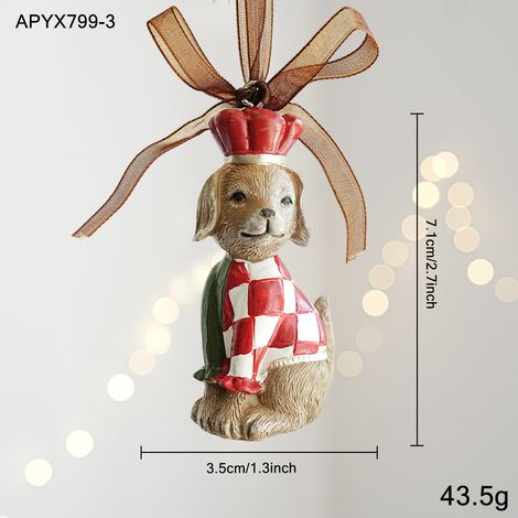 Décoration de Noël en résine peinte, suspension pour sapin avec cloche rétro en relief, ornement coloré style cartoon, accessoire festif pour maison et fête (1/4)