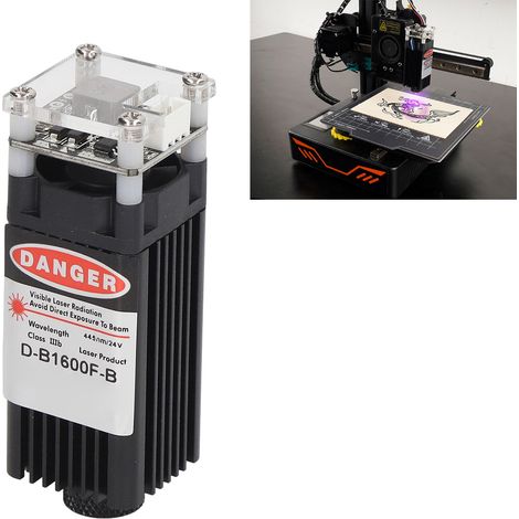 Module de gravure laser pour impression 3D 24 V 445 nm 1,6 W (1/5)