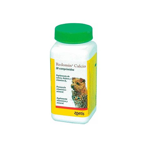 Zoetyis Redomin Calcio pour chiens et chats, 30 comprims