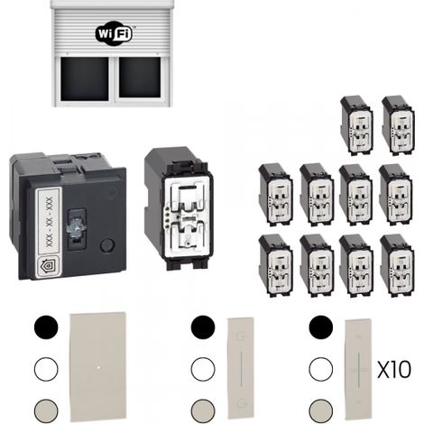 Bticino Kit gestione tapparelle Centralizzato APP Wireless Living Now - K2010KITN nr.10 Tapparelle