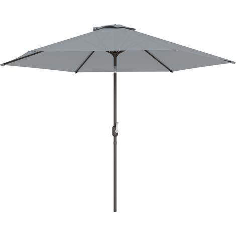 Sonnenschirm für die Terrasse, 2,95 m, mit Neigefunktion, UPF30+ Polyester