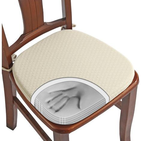 Stuhlkissen, Memory-Schaum, Jacquard, rutschfest, für Esszimmer (1/5)