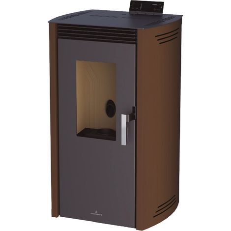 Poêle à pellet 11kW - Noa Moka - Avec (1/3)