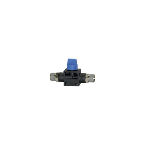 Riegler Absperrventil »Blaue Serie«, R 3/8 a., R 1/4 a., beschichtet (1/3)