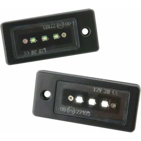 KIT LUCI TARGA A LED COMPATIBILE CON Audi A6, C6, 4F Limousine  Avant, VETRO FUME (1/4)