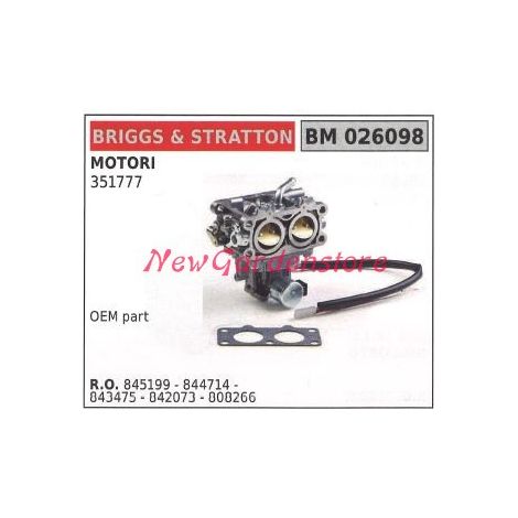 B&S Wannenvergaser B&S Rasenmäher Mäher 351777 026098