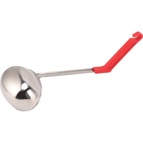 Louche en Acier Inoxydable Anti-Brûlure Manche Courbé Multifonction pour Cuisine Maison 240ml (1/5)