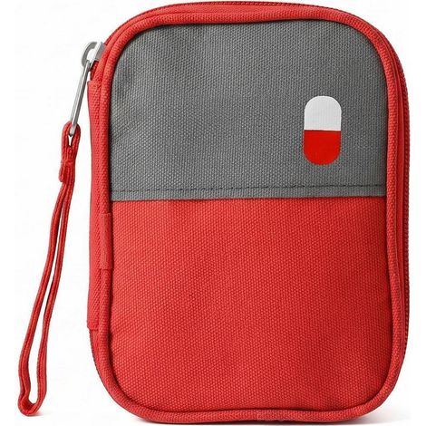 Erste Hilfe Tasche Mehrfarbig Kompakt Wasserdicht mit 3 Fächern