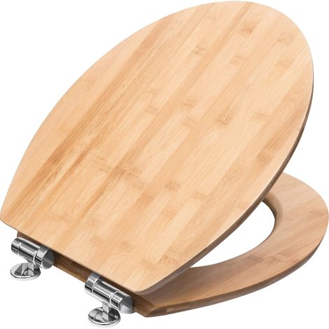 Cornat Ligna Plus - Sedile WC in vero legno di pino, piacevole sensazione di seduta, elegante effetto legno adatto a qualsiasi bagno, sedile toilette, copriwater, KSLIGESC (1/5)