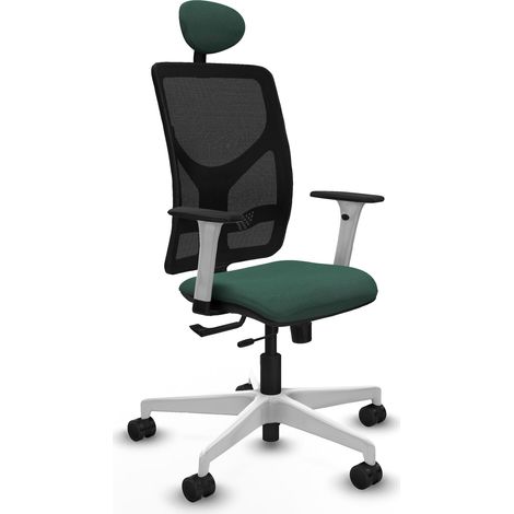 Chaise de bureau piqueras y crespo Motilla blanc mousse ergonomique (1/2)