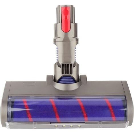 Brosse Aspirateur Entraînement Direct Compatible Dyson V7 V8 V10 V11 V15 avec 4 LED pour Parquets Sols Durs (1/4)