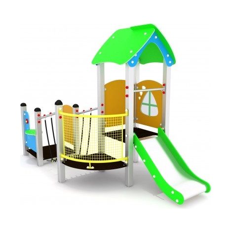 Gioco Scivolo A Torretta Per La Prima Infanzia 456 x 522 x H215 cm (1/3)