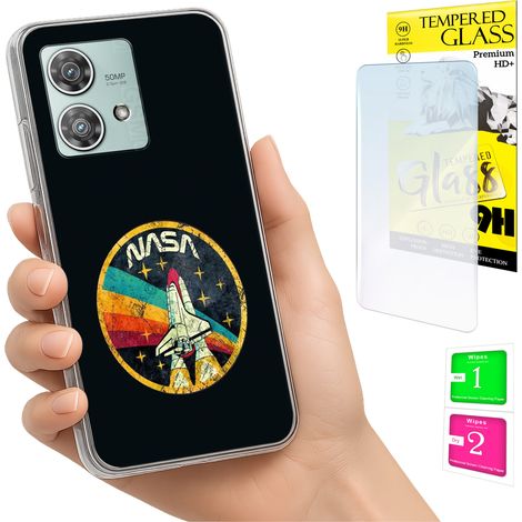 Custodia per Motorola Edge 40 Neo Photo Cover Case Back Case + Vetro 9H (1/5)