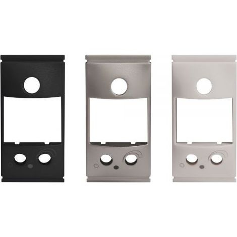 PERRY Kit di 3 frontalini di finitura:  Antracite opaco per VIMAR EIKON GRIGIA, EIKON EVO GRIGIA  Silver opaco per VIMAR EIKON NEXT, EIKON EVO NEXT  Bianco opaco per VIMAR EIKON BIANCA, EIKON EVO BIAN