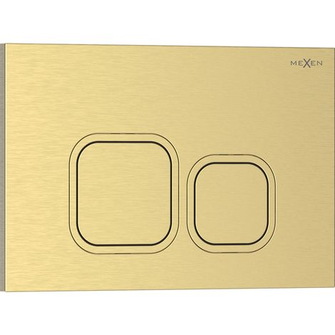 Mexen Tex 03 Spültaste, gebürstetes Gold - 6103-11 (1/2)