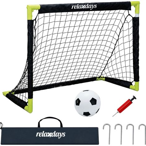 Set da calcio componibile per bambini con porta, pallone e borsa. (1/5)