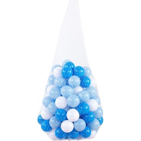 Lot de 100 balles océan en polyéthylène basse densité Multicolore 5,5 cm (1/5)