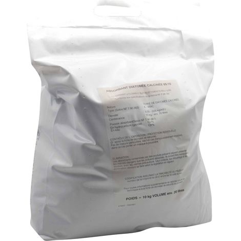 Absorbant terre de diatomée calcinée 05/10 10kg - France Voirie -