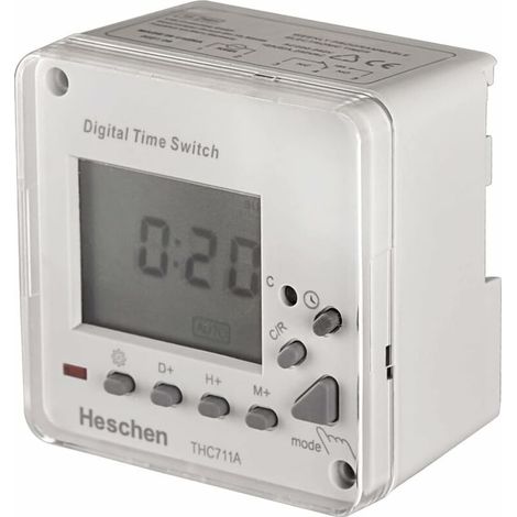 CE Marked THC711A 220-240V Digital LCD Electronic Timer Relay Switch