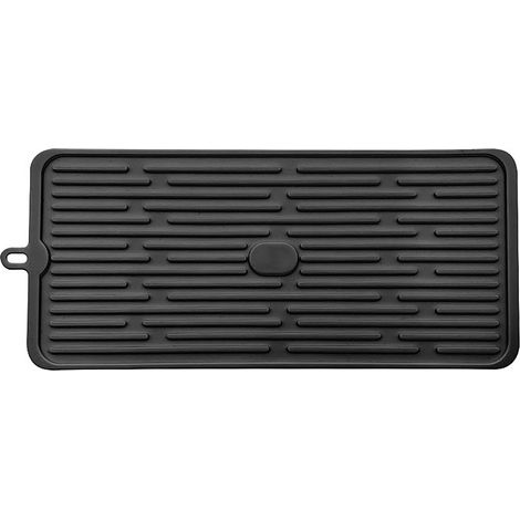 Antibakterielle Silikon-Abtropfmatte 47 x 20 cm, hitzebeständig und rutschfest, ideal für die Küche. (1/5)