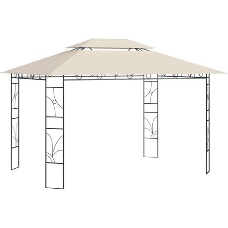 Pavillon 4x3x2,7 m Creme 160 g/m²