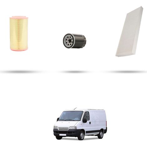 Kit tagliando 3 filtri compatibile con Citroen Jumper II 2.2 Hdi 74kw dal 2002 al 2006 (1/5)
