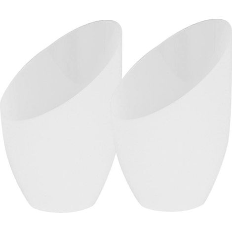 Lot de 2 abat-jour inclinés, couvercle de lampe simple, abat-jour en plastique, accessoire de lampe (1/5)