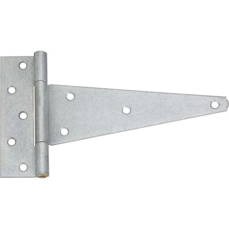25,4 cm Extra lourd T Charnière en acier galvanisé