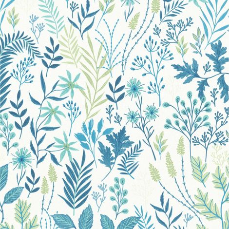 Papier Peint Vinyle Grainé sur Intissé Motif Herbier – Erismann - réf. 10143-43 (1/2)