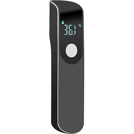 Thermomètre pour adultes, thermomètre frontal sans contact pour enfants, lecture instantanée avec affichage numérique - Noir (1/5)
