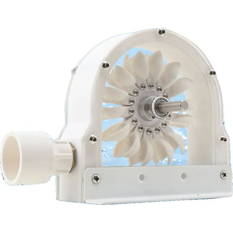 Générateur d'énergie hydraulique, puissance de sortie de 100-300 W, plage de vitesse de 500-4000 tr/min, pression d'eau de 0,5-2 MPa, matériau PP durable, design en acrylique élégant (1/5)