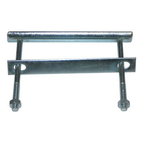 Poignée de meuble pour trappe – Finition argent zingué – 2 tiges de 160 mm pour installation sécurisée – Usage durable et esthétique – Fonderie Rollinger