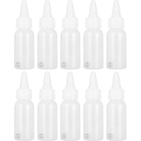 30ml Empty Paint Bottle Corrosion Resistance Squirt Pigment Condiment Container with Scale (1/5)
