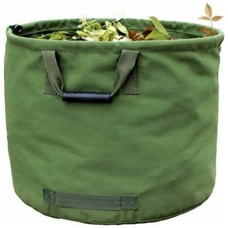 royaluxe - Extra großer Gartenabfallsack, 32 Gallonen (ca. 121 Liter) Rasen- und Laubsack, wiederverwendbar, mit zwei Griffen (Grün) (1/5)