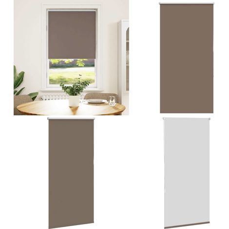 vidaXL Verdunkelungsrollo Kaffeebraun 65x150cm Stoffbreite 60,7 cm (1/5)