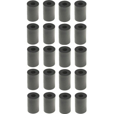 – Lot de 20 entretoises en plastique M5 – Diamètre 10mm – Hauteur 20mm – Pour fixation robuste et durable (1/2)