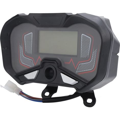 Tableau de bord pour moto/tricycle électrique 48-60 V avec jauge à carburant et compteur de vitesse, écran LCD (1/5)