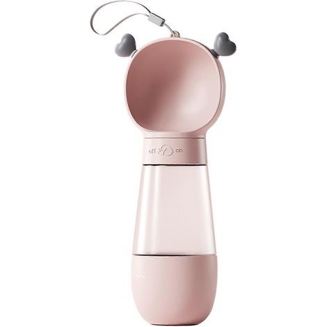 Niedliche, tragbare Hunde-Trinkflasche, transparenter Trinknapf, Zubehör für die Flüssigkeitszufuhr des Hundes, 350 ml 200 ml (1/5)