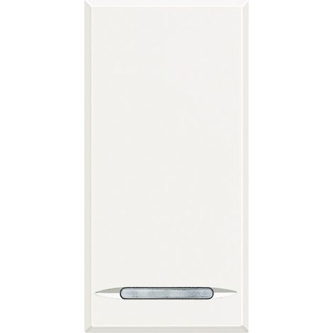 Poussoir à bascule Axolute 16AX 250V Connexion auto White 1 module BTICINO HD4055A (1/2)