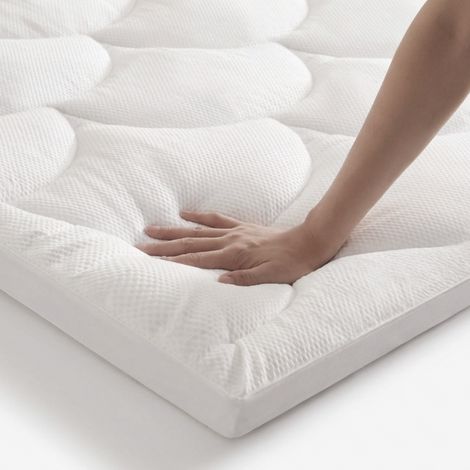 CASABEL Surmatelas 90x190 cm en Microfibre Rafraîchissante