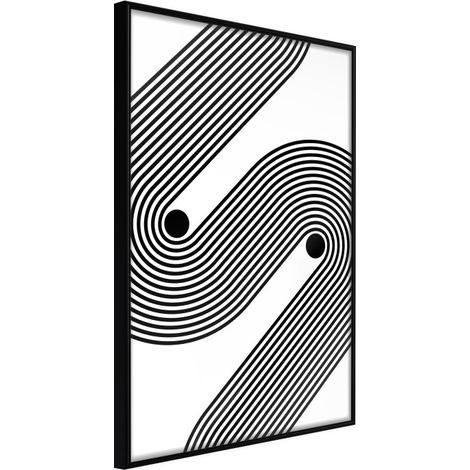 Affiche Murale Encadrée "Separated" 40 x 60 cm Noir