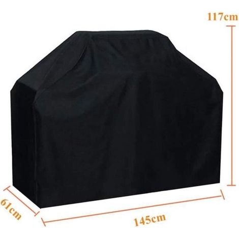 Grillabdeckung – 145 x 61 x 117 cm – UV-beständig – wasserdicht – reißfest (1/3)