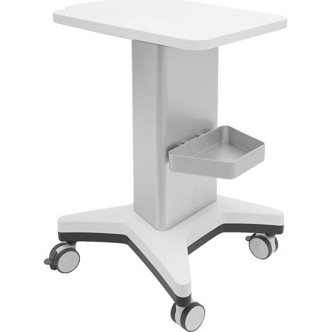 Servierwagen, strapazierfähiges Material, mühelose Mobilität, Weiß (1/2)