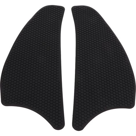 Lot de 2 Protège-réservoir Moto Caoutchouc Adhérence Latérale Genouillère Remplacement pour VERSYS 1000 Noir (1/5)