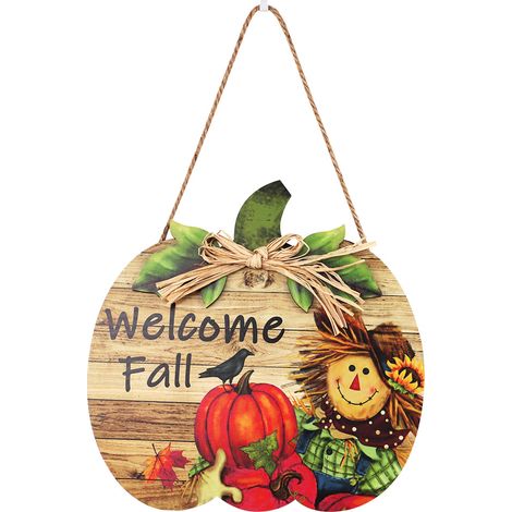 Hängendes Holzschild für Thanksgiving, Türdekoration mit Essstäbchen, Herbstfest, Dekoration für Haus und Garten - JM00908 (1/3)