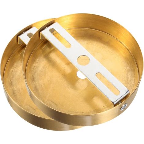 Lot De 2 Auvents De Plafond Plaque De Montage Pour Lustre Support De Lampe Murale Plaque De Recouvrement Pour Plafonnier Pour Salon Et Chambre (1/4)