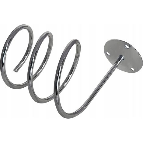 Soporte para secadora con forma de guepardo, espiral, cromado. (1/3)