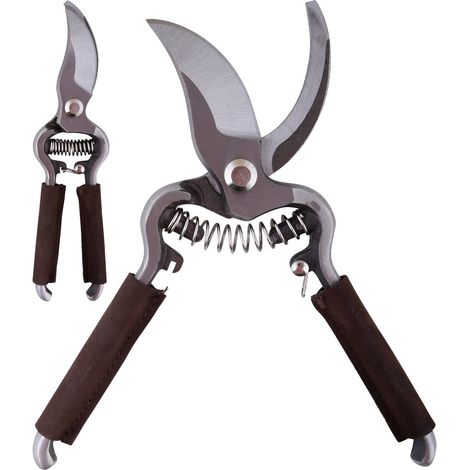 Esschert Design Obst- & Blumenschere mit Ledergriffen