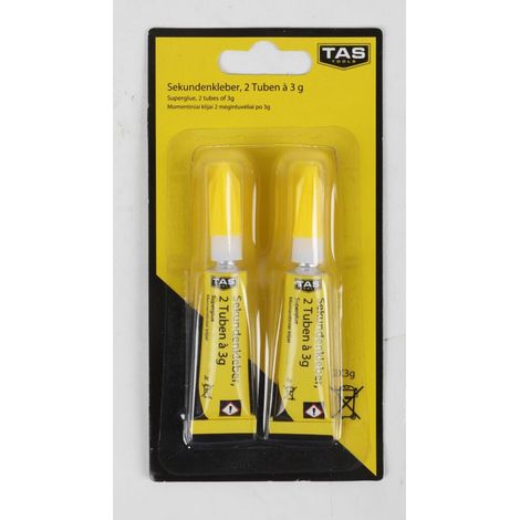 24x Sekundenkleber 2x3g Tuben Universal Flüssig Super Alles Handwerk Industrie
